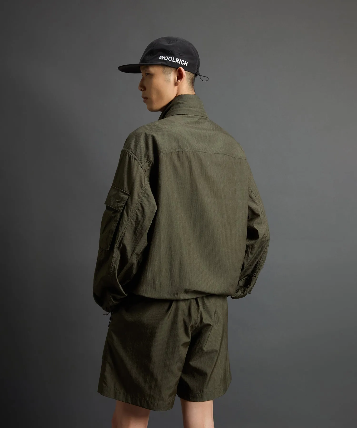 Todd Snyder x Woolrich Cotton-Nylon Jacket in Olive