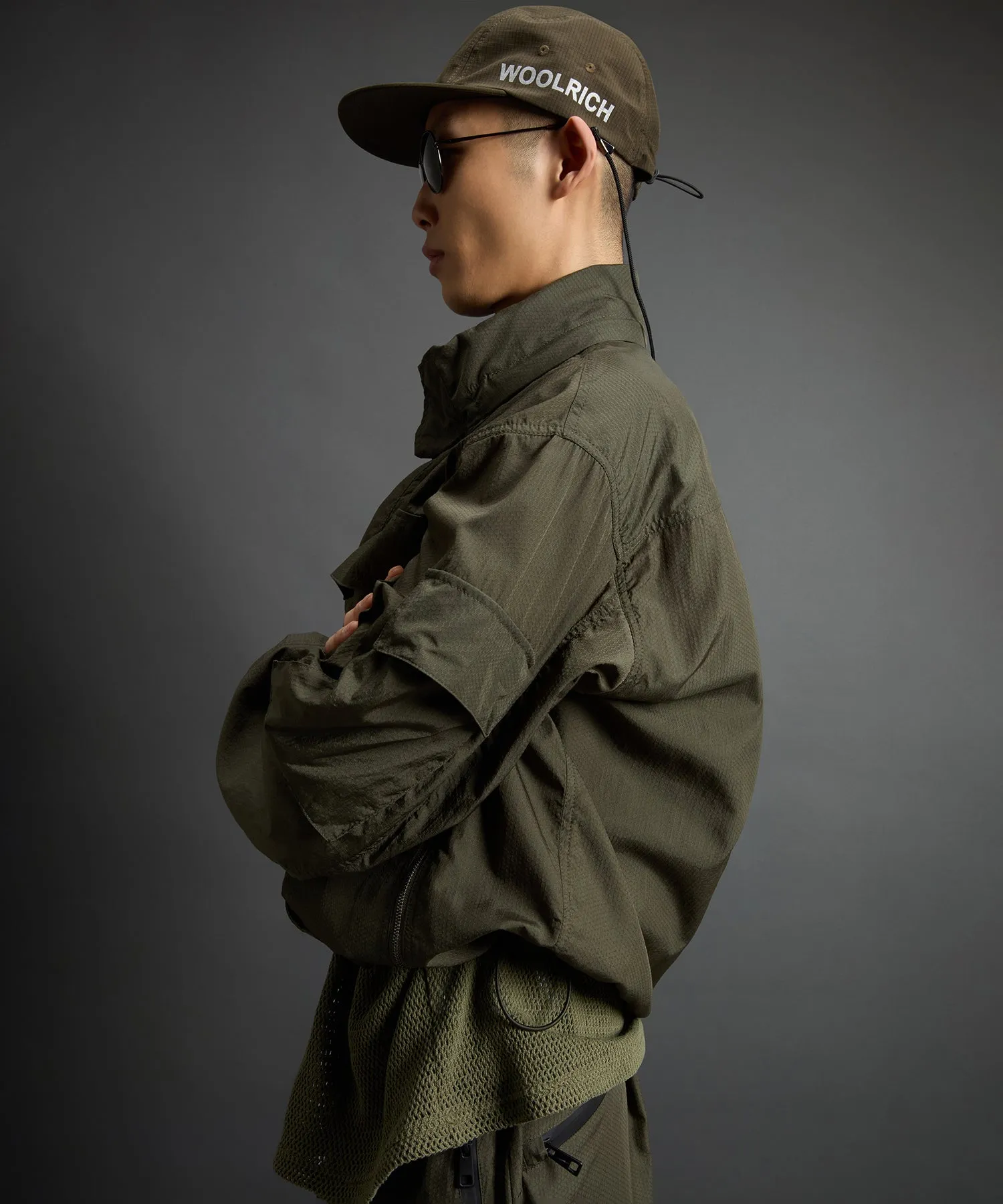 Todd Snyder x Woolrich Cotton-Nylon Jacket in Olive
