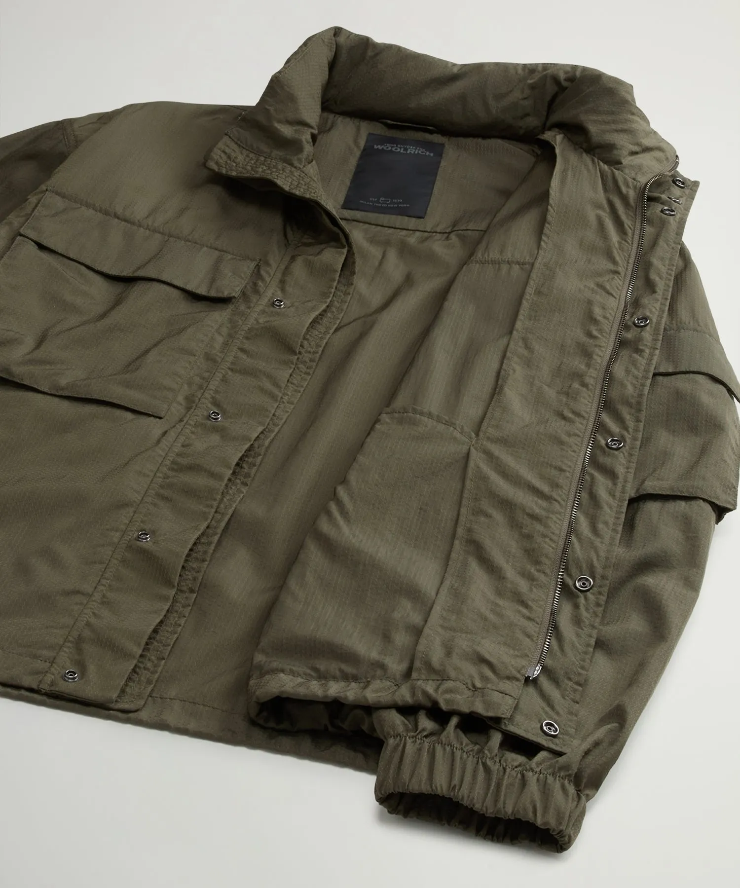 Todd Snyder x Woolrich Cotton-Nylon Jacket in Olive