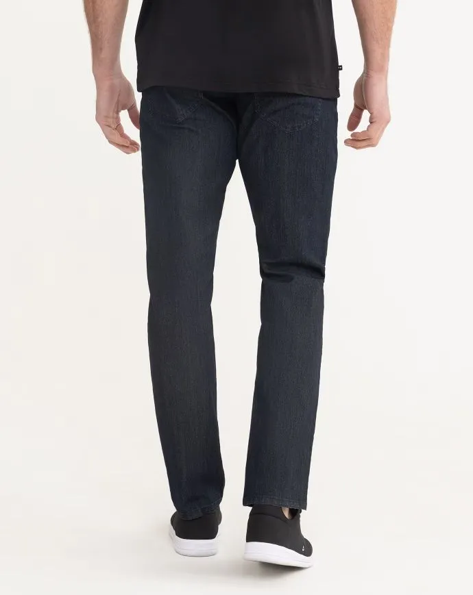TRAVIS MATHEW MEN'S LEGACY 5 POCKET PANTS - DARK DENIM