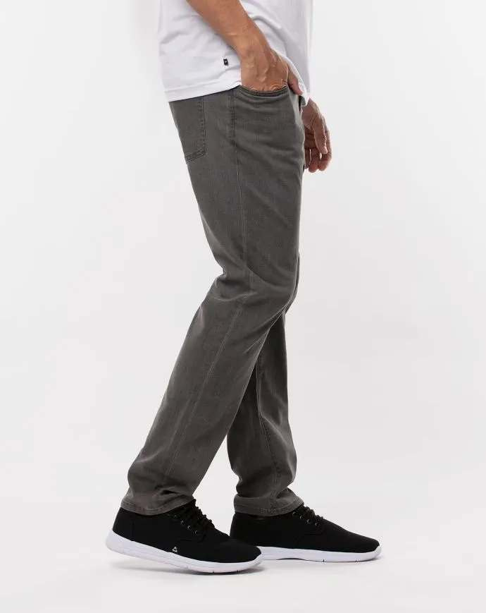 TRAVIS MATHEW MEN'S LEGACY 5 POCKET PANTS - GREY