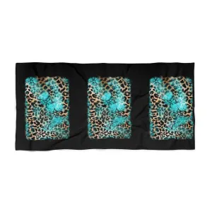 Turquoise Slab Beach Towel