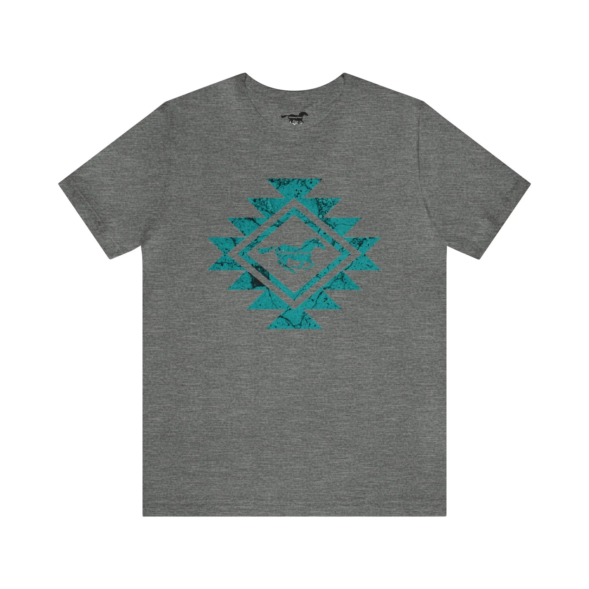 Turquoise Stone Aztec Graphic Tee - Assorted Shirt Colors