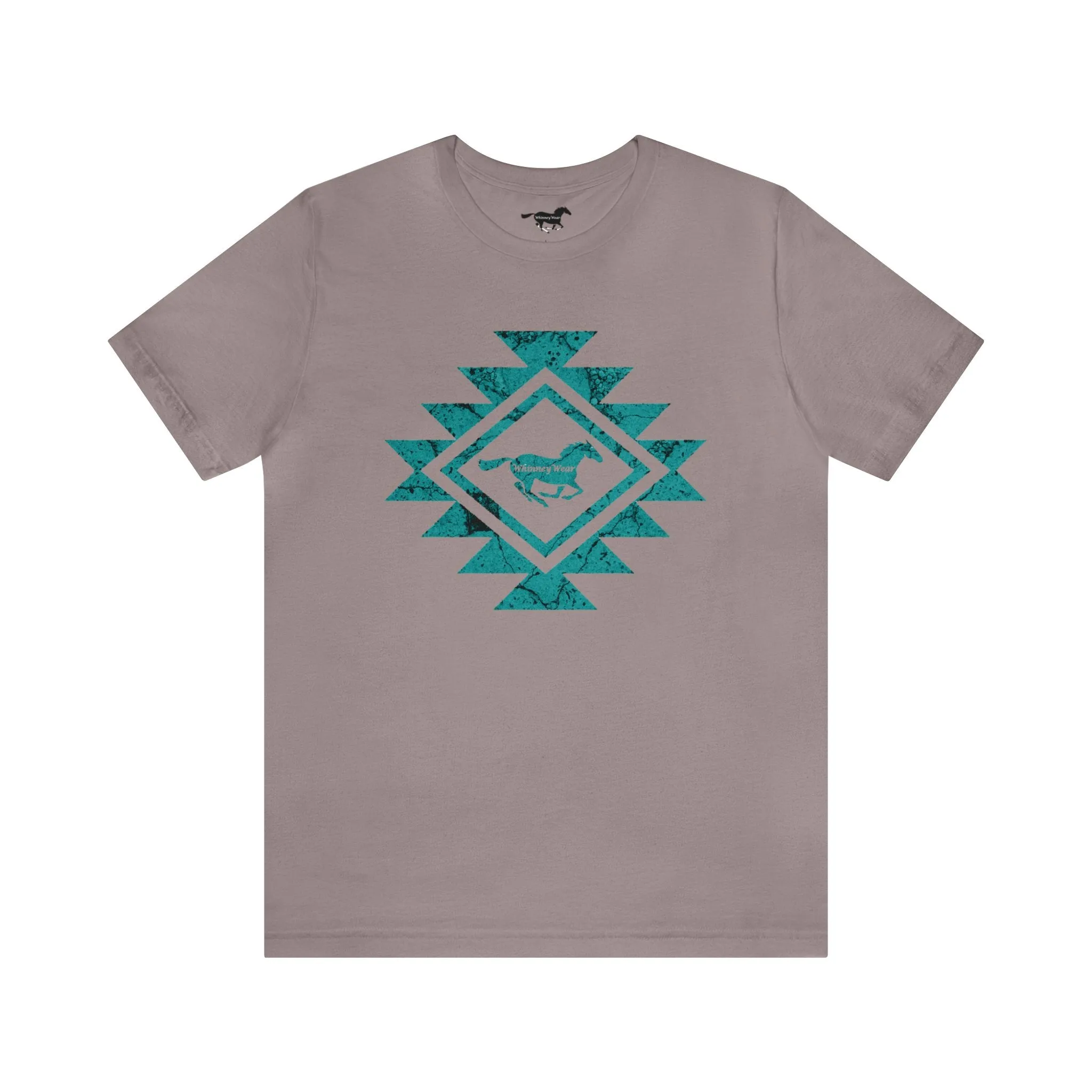 Turquoise Stone Aztec Graphic Tee - Assorted Shirt Colors