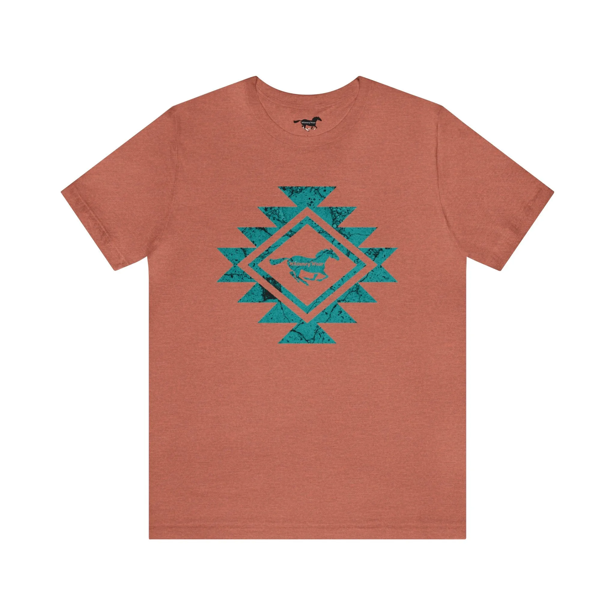 Turquoise Stone Aztec Graphic Tee - Assorted Shirt Colors