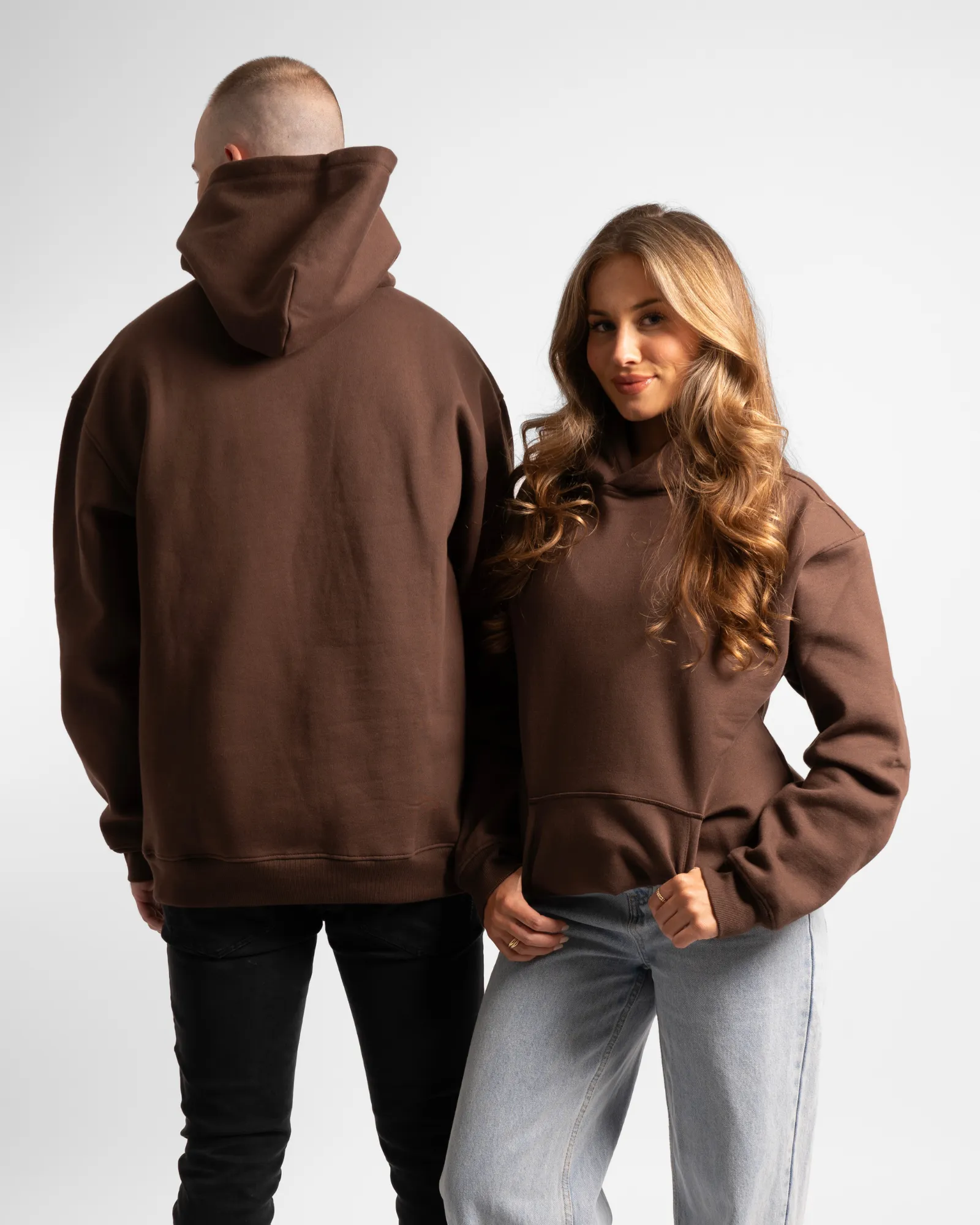 Unisex Oversized Hoodie - Chocolate