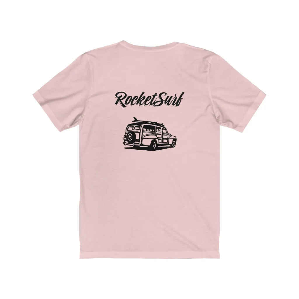 Unisex Short Sleeve Tee Woody Back - 2 sided