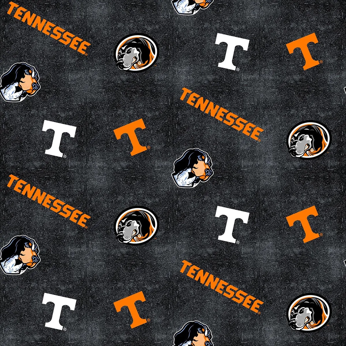 UNIVERSITY OF TENNESSEE-Distressed Logo Flannel-100% Cotton-TENN1152