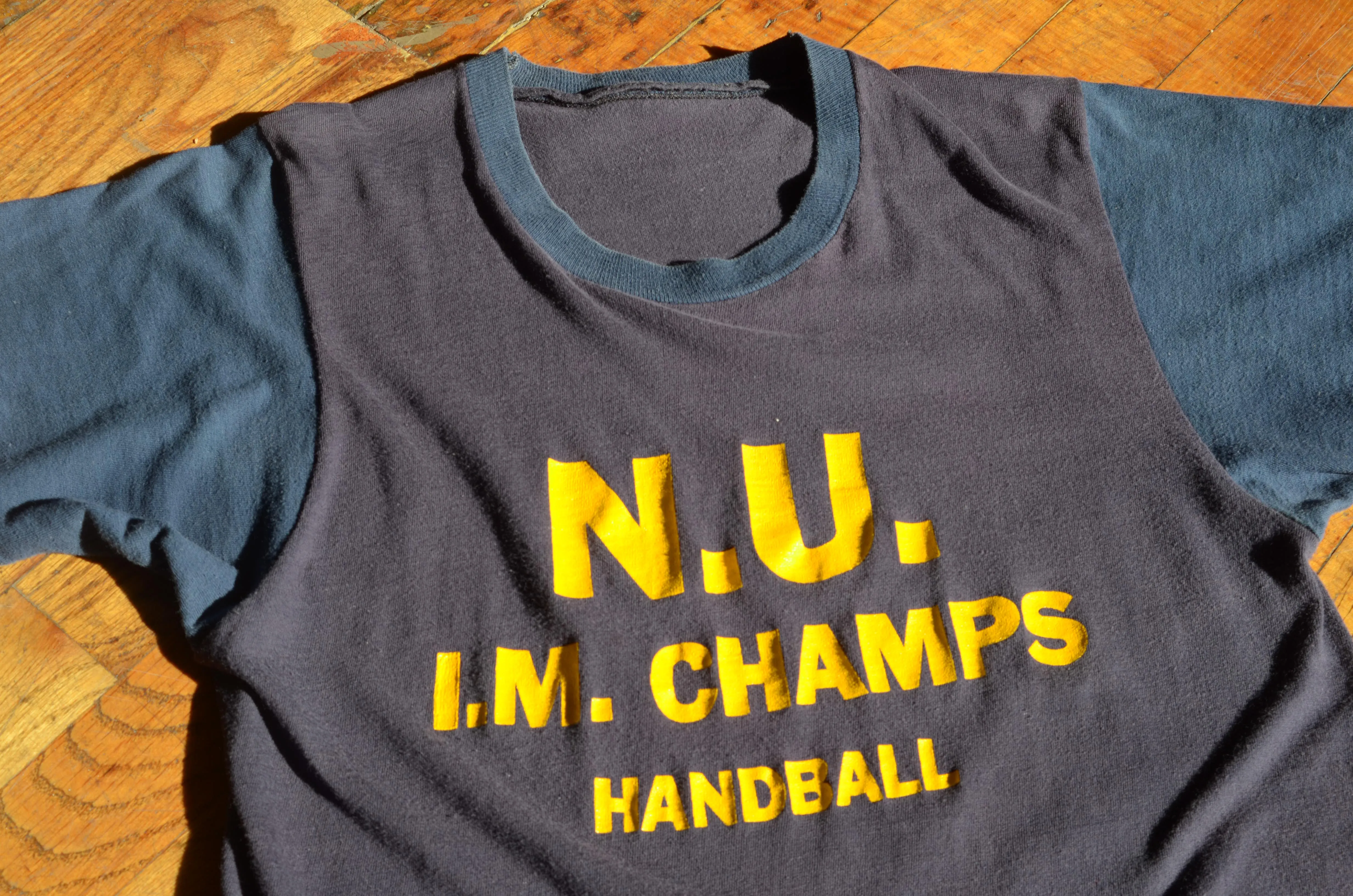 Unknown - Two Tone National University Tee Shirt