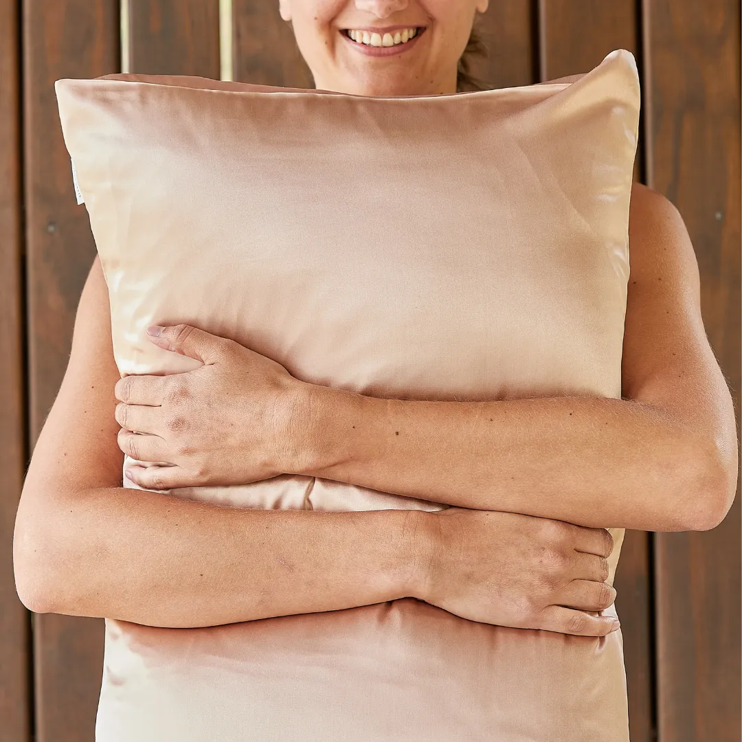 Urban Oasis Silk Pillowcase Blush