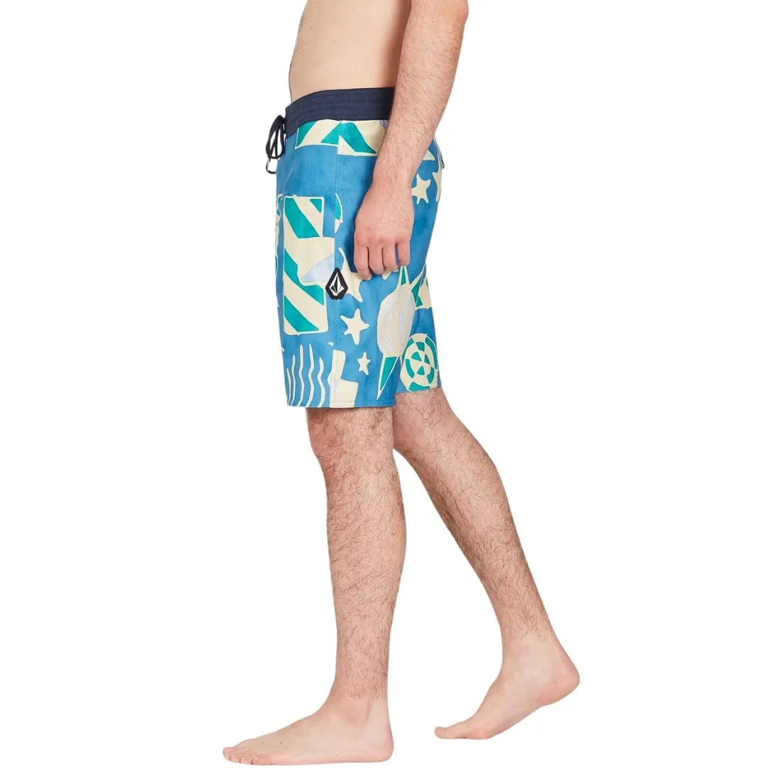 Volcom Geo Stoney 19" Boardshorts - Aged Indigo