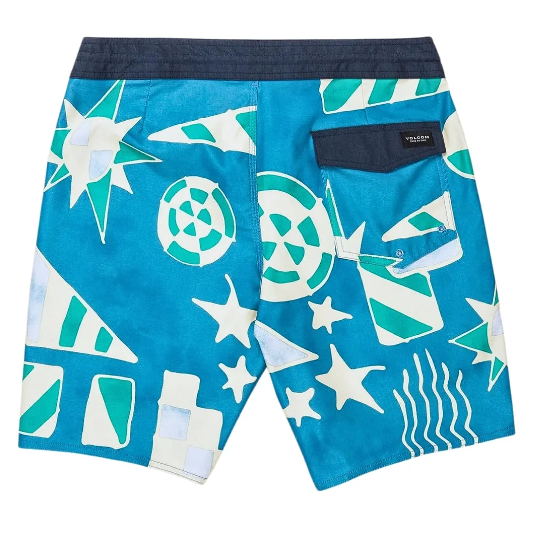 Volcom Geo Stoney 19" Boardshorts - Aged Indigo