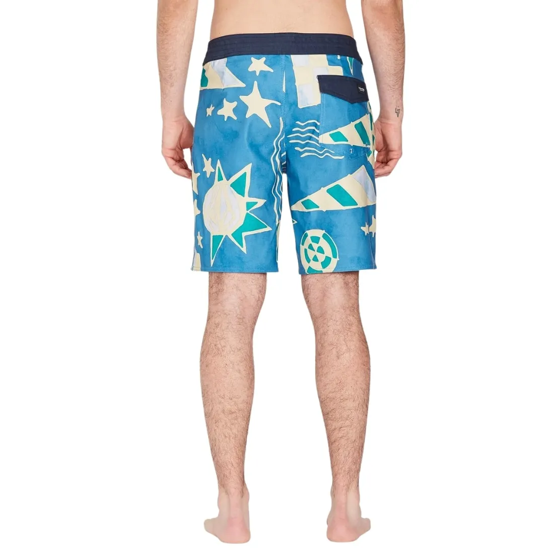 Volcom Geo Stoney 19" Boardshorts - Aged Indigo
