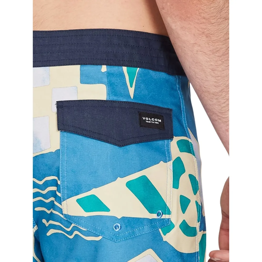 Volcom Geo Stoney 19" Boardshorts - Aged Indigo