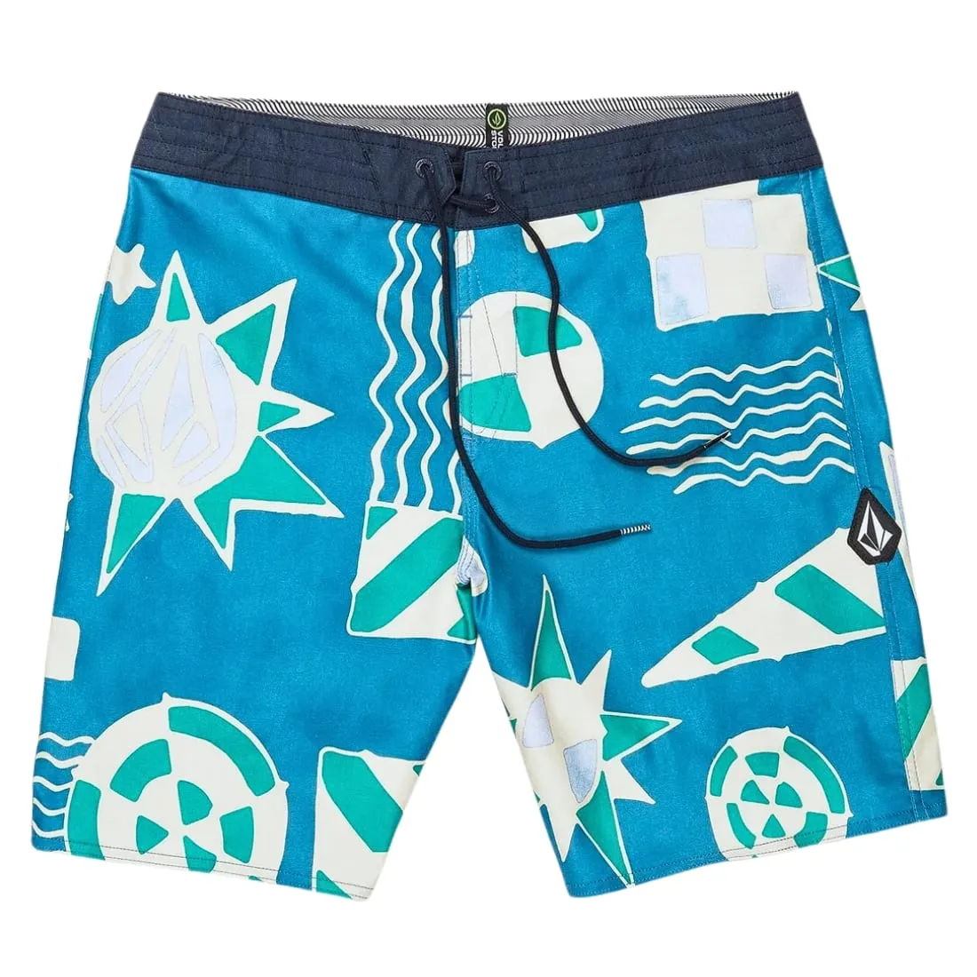 Volcom Geo Stoney 19" Boardshorts - Aged Indigo