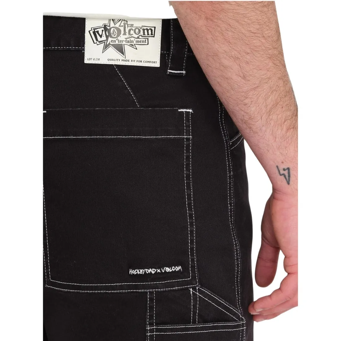 Volcom V Ent Hockey Dad Shorts 20" - Black