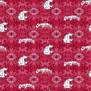 WASHINGTON STATE UNIVERSITY-Flannel Tie Dye-100% Cotton-WAST1191
