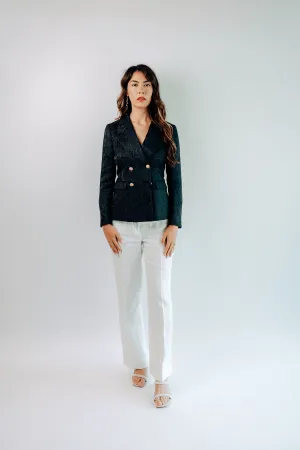 Women - Mai Soire Black Double Breasted Jacket
