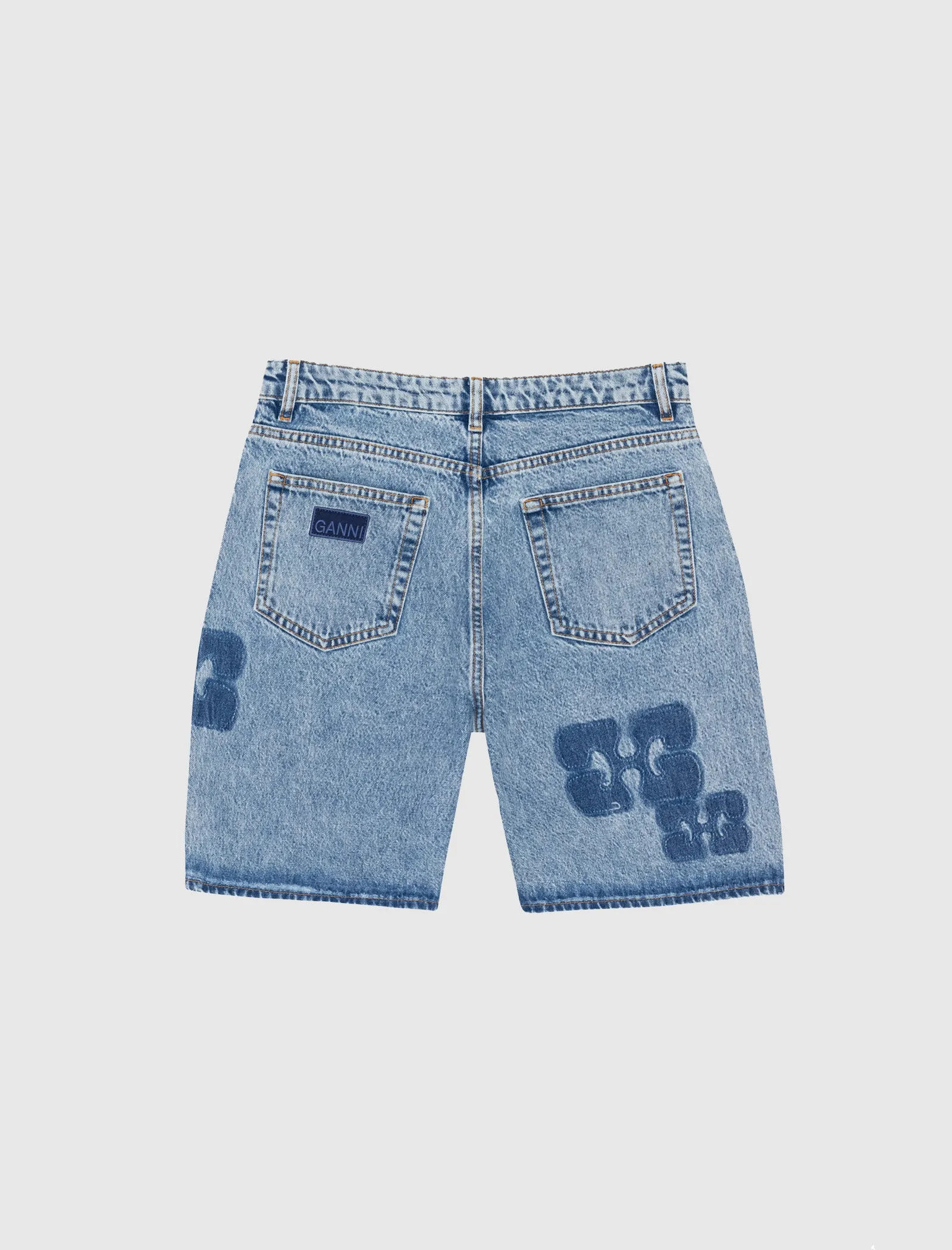 WOMEN'S PATCH DENIM SHORT