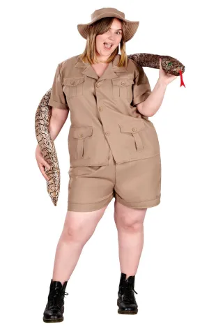 Womens Plus Size Safari Costume