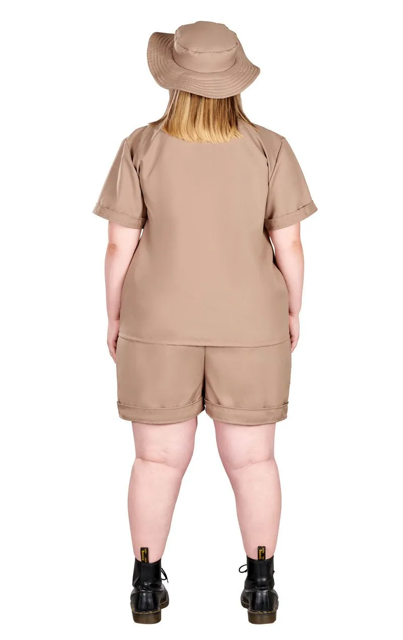 Womens Plus Size Safari Costume