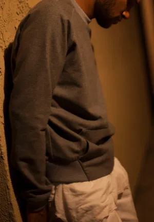 Wool Crewneck - Smoke