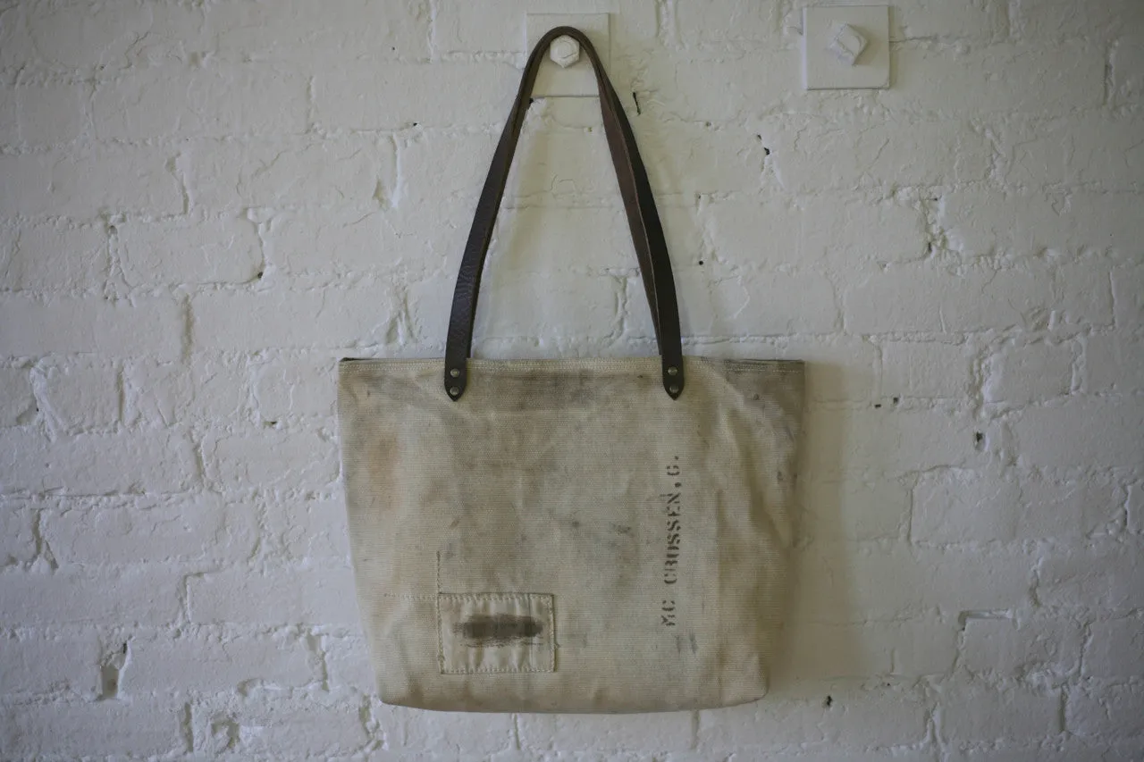 WWII era Sea Bag & Denim Tote Bag