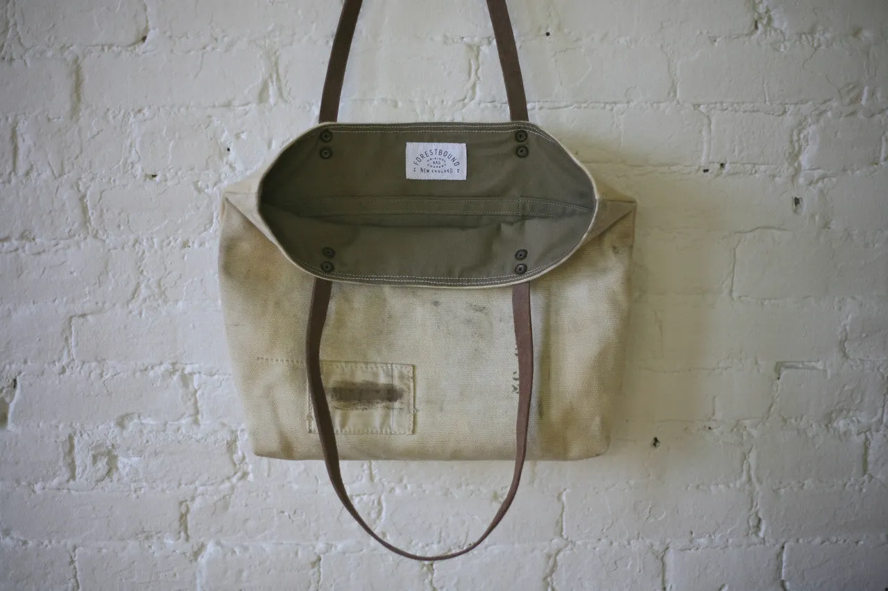 WWII era Sea Bag & Denim Tote Bag