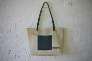 WWII era Sea Bag & Denim Tote Bag