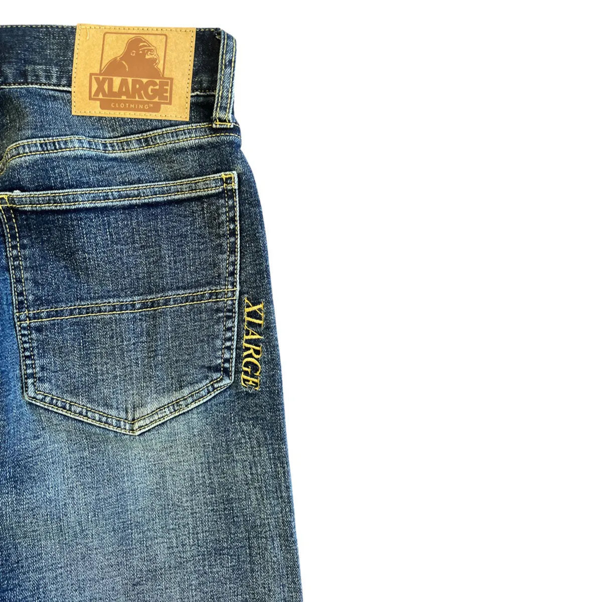 XLarge - Baggy Stretch Denim Pants Washed Indigo