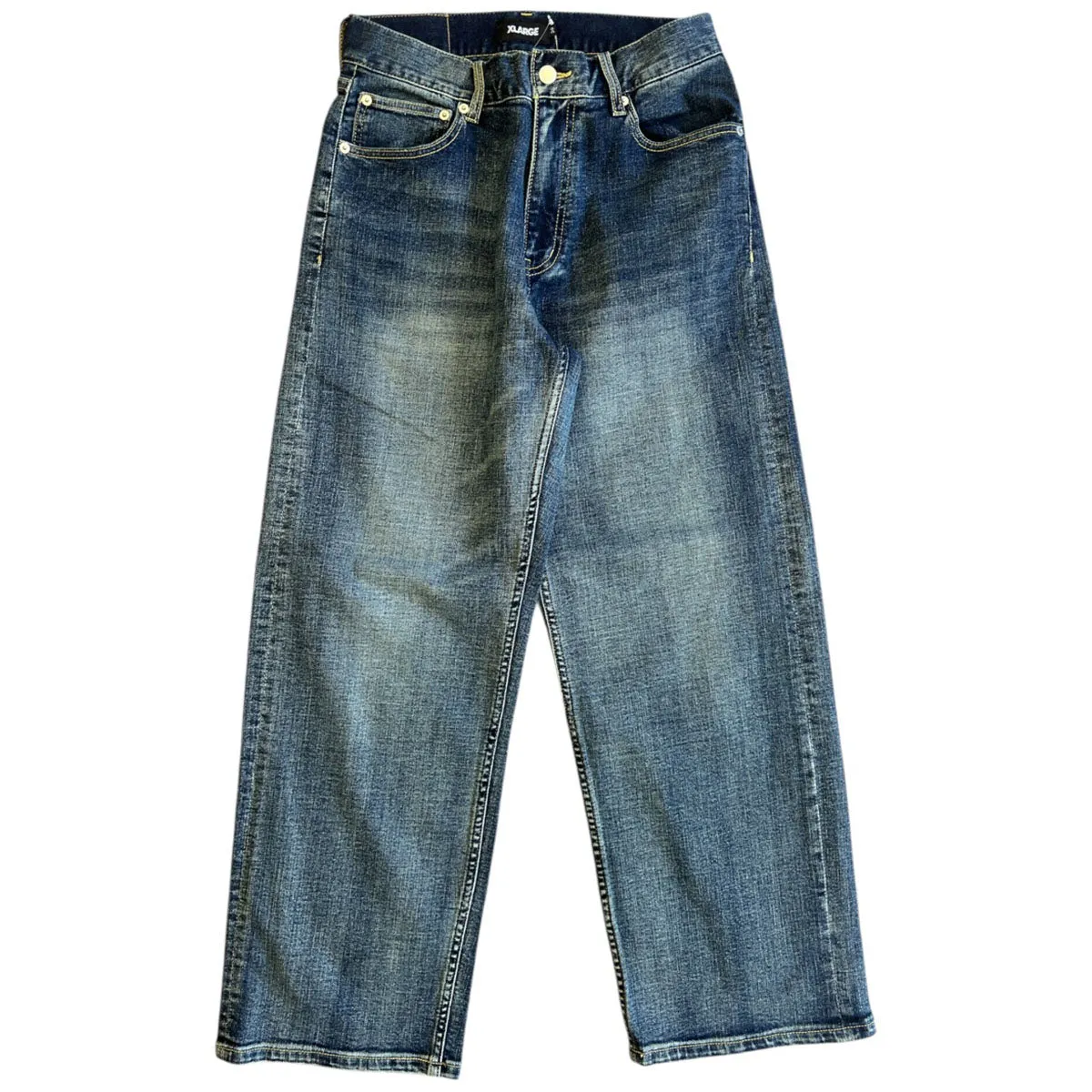 XLarge - Baggy Stretch Denim Pants Washed Indigo