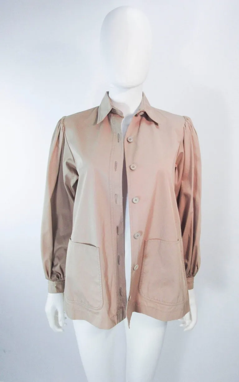 YVES SAINT LAURENT Safari Style Shirt with Pockets