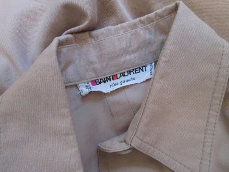 YVES SAINT LAURENT Safari Style Shirt with Pockets