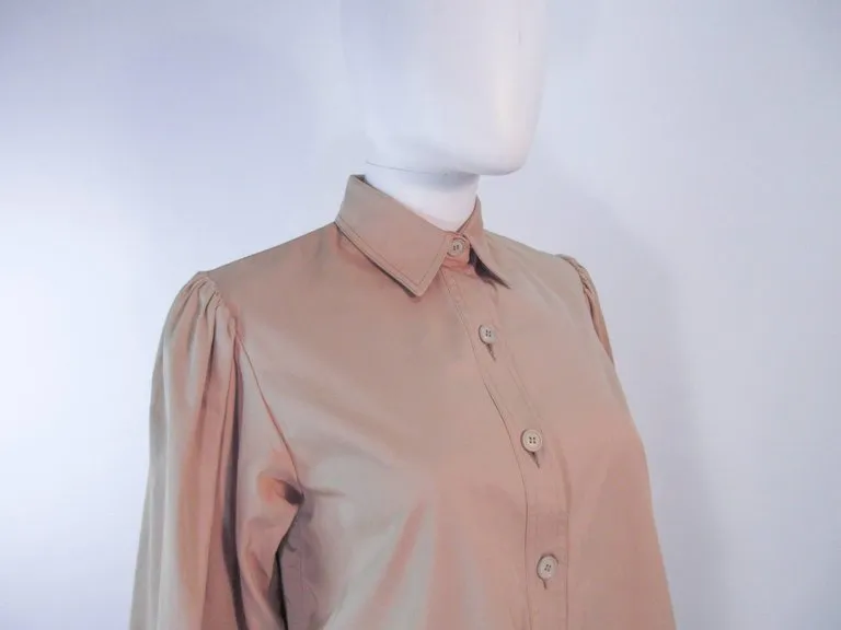 YVES SAINT LAURENT Safari Style Shirt with Pockets