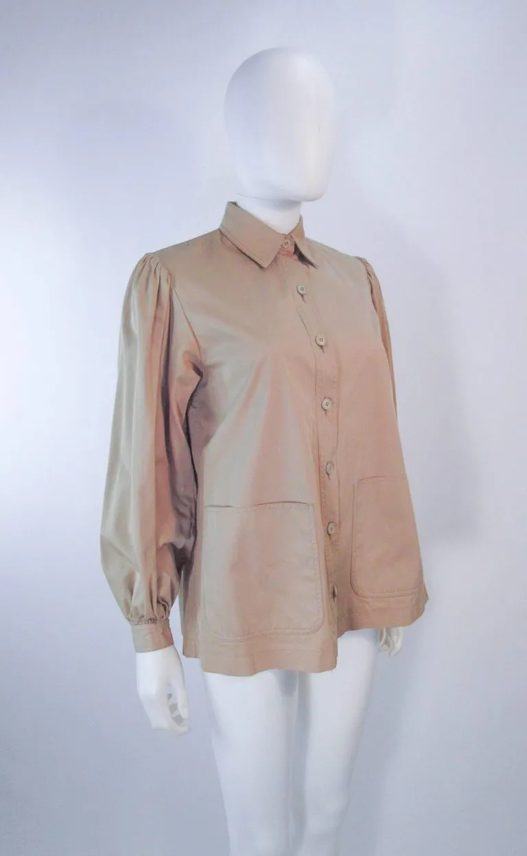 YVES SAINT LAURENT Safari Style Shirt with Pockets