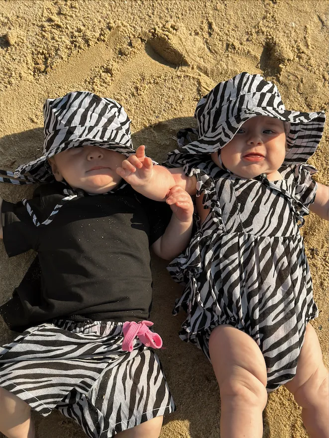 Zebra Linen Shorts