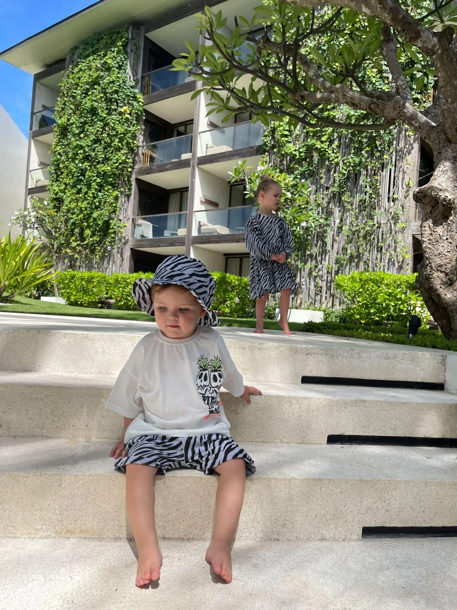 Zebra Linen Shorts