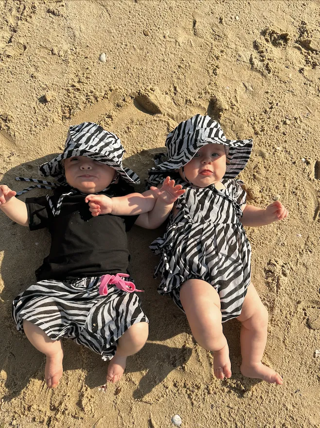 Zebra Linen Shorts